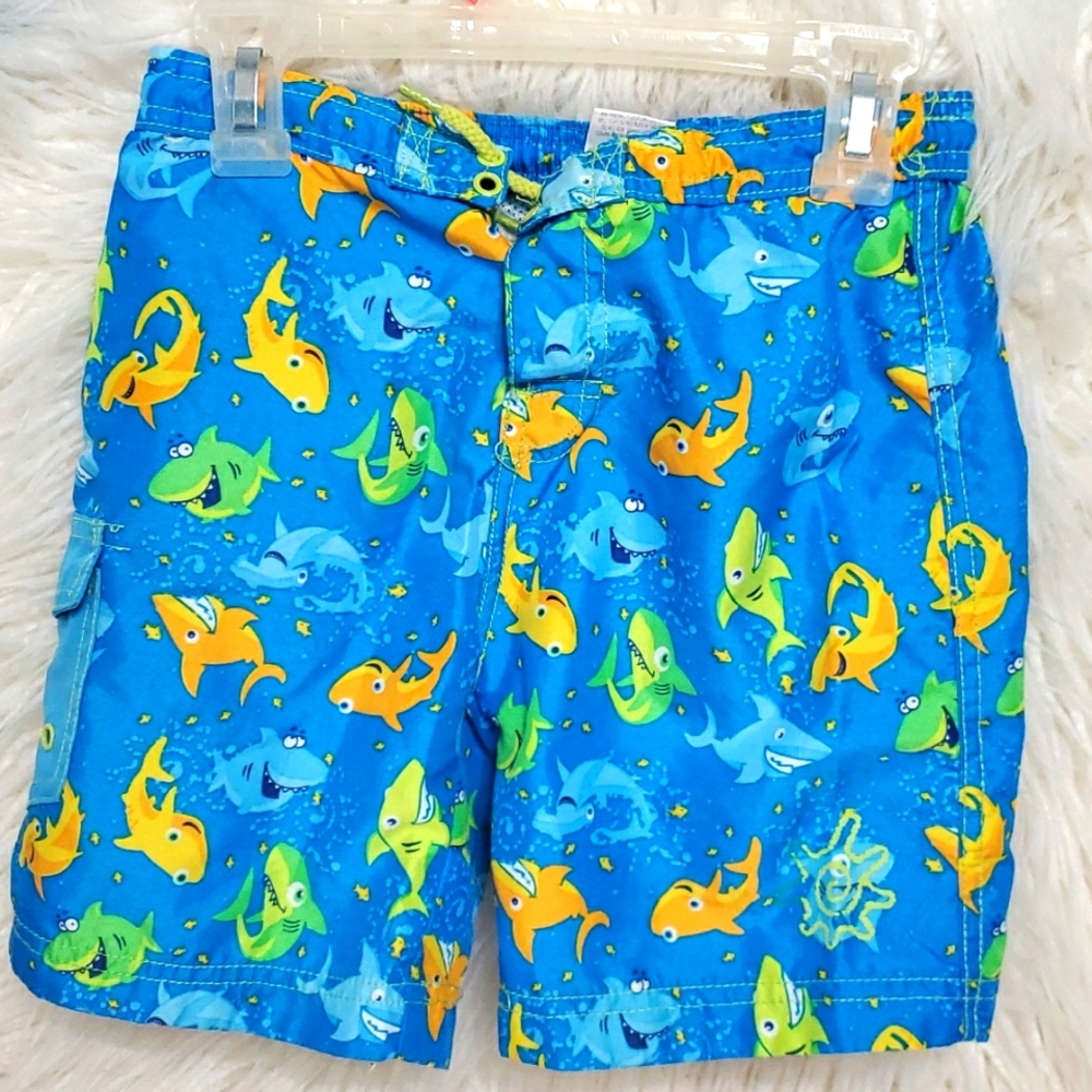 Boys up skins size 6 swim trunks